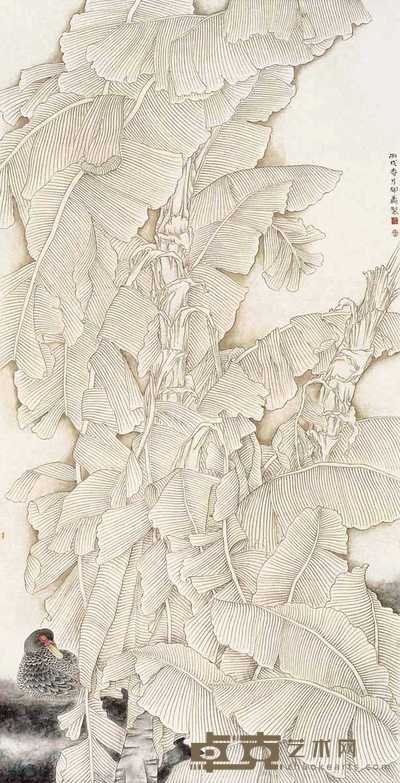 纪带耀 2006年作 晌午 镜心 172×88cm